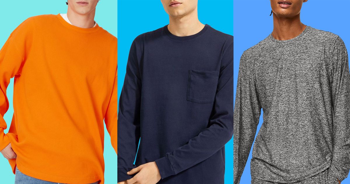 18 Best Men's Long-sleeved T-shirts 