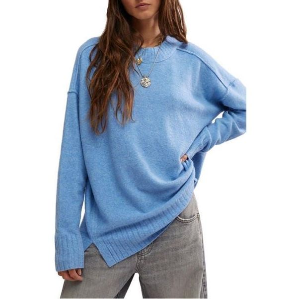 Free People Phoebe High-Low Tunic Sweater