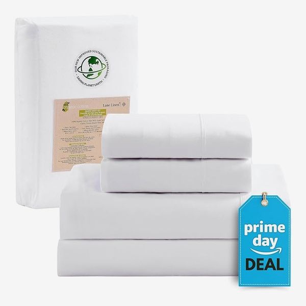 LANE LINEN 100% Organic Cotton Full Size Bed Sheets