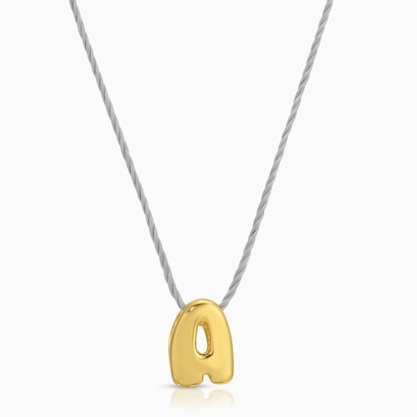 Kozakh Initial Nekclace – Gold