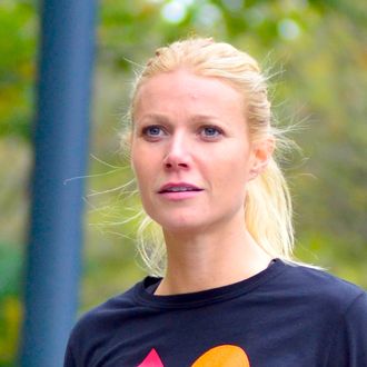 Gwyneth Paltrow sighting on location.