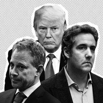 Eric Schneiderman, Donald Trump, Michael Cohen.