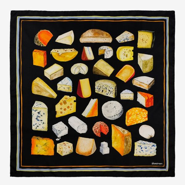 Bluegreen Accessories Cheese Lovers Silk Scarf