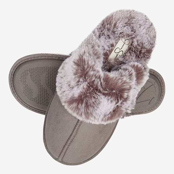 fancy fur slippers