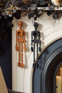 West Elm Terracotta Hanging Skeleton Objects