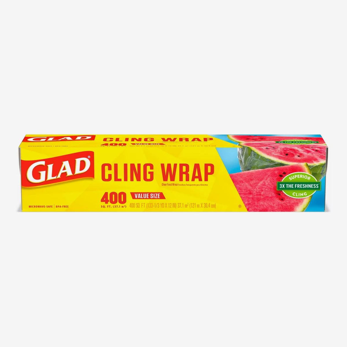 Glad Cling Wrap, 400Sq. Feet