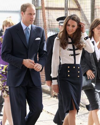Kate and Wills, coordinating their navies.