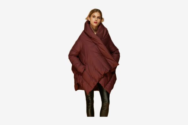 Orolay Women’s Puffer Down Coat Cloak-Type Jacket