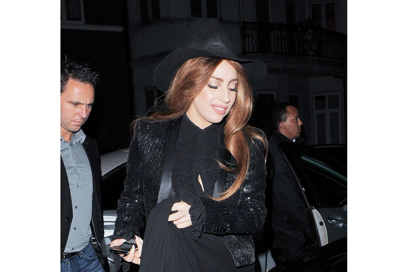Confirmed: Lady Gaga Wore Fresh Saint Laurent to Visit 