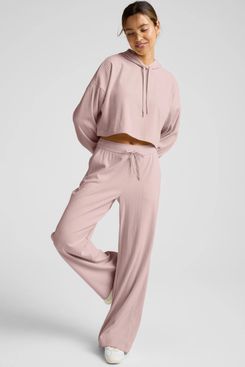 Beyond Yoga Breathe Easy Ribbed Wide Leg Pant
