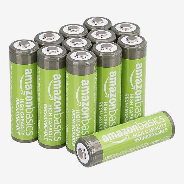 Amazon Basics 12-Pack Rechargeable AA NiMH Batteries