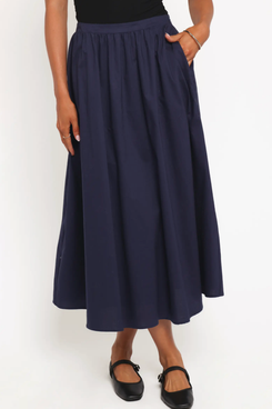 Petal & Pup Oakley Pleated Midi Skirt