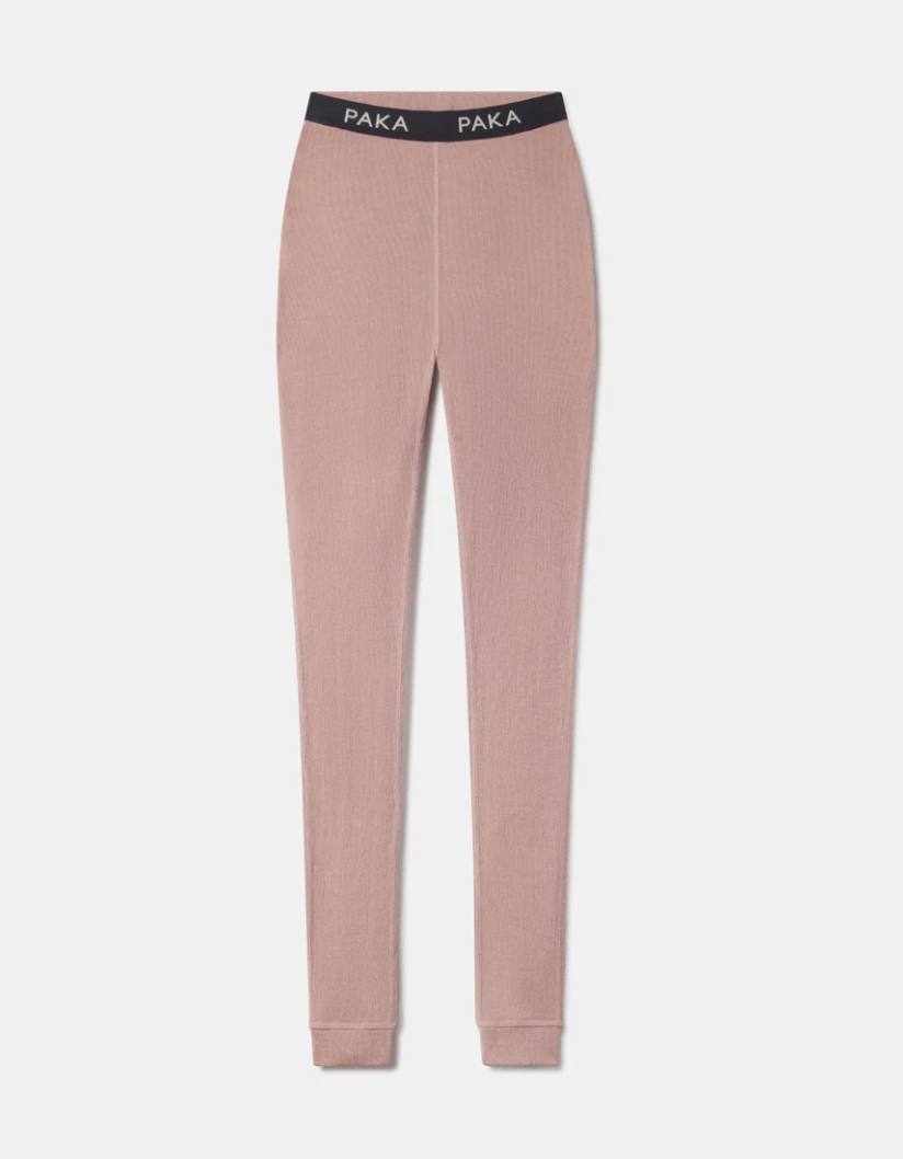 Women's Pure Merino Wool Pointelle Knit Long Janes Thermal