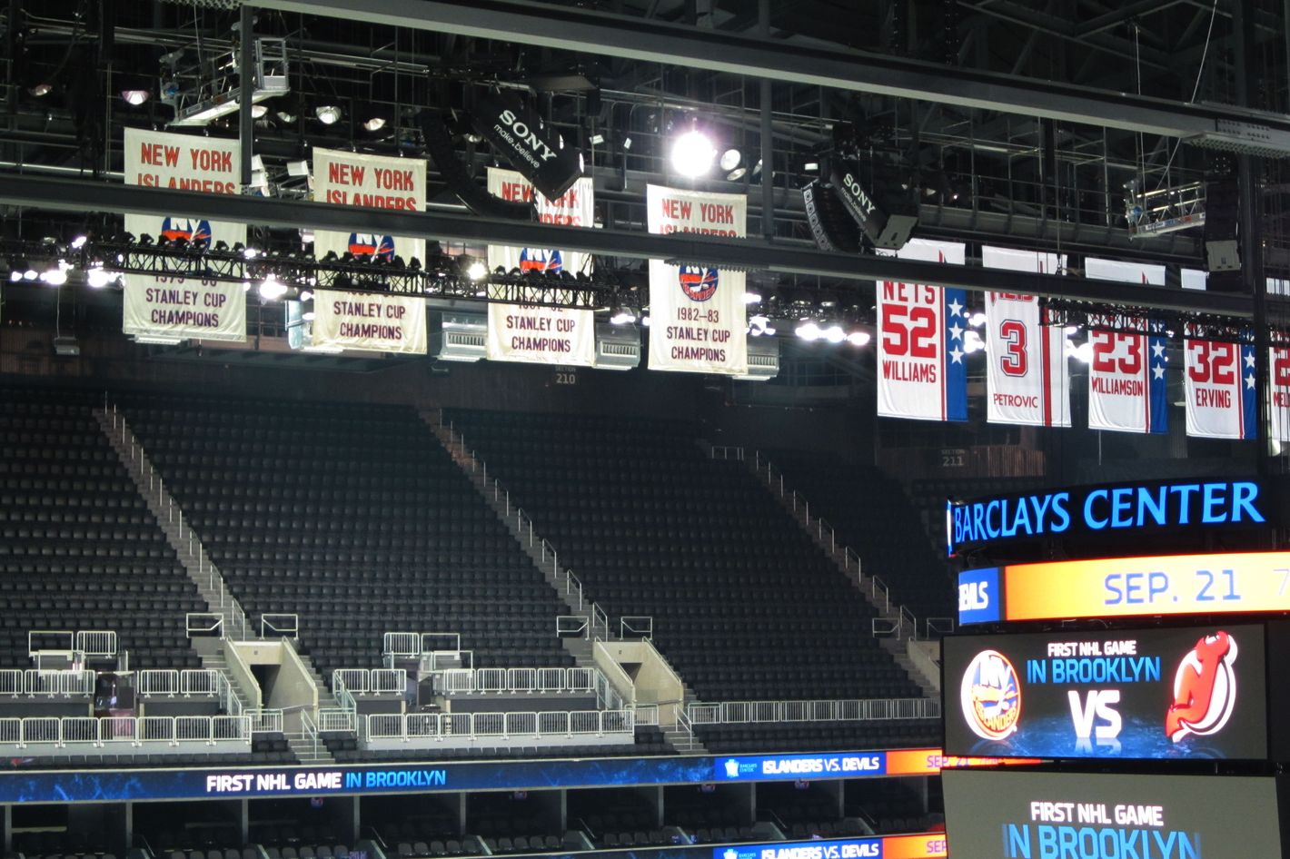 Barclays Center's rink layout shows it was not built for hockey – The  Brooklyn Game