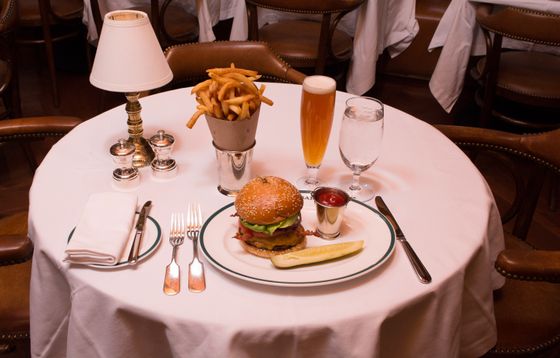 The Polo Bar burger.