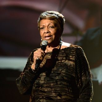 Singer Cissy Houston performs onstage during the 2012 BET Awards at The Shrine Auditorium on July 1, 2012 in Los Angeles, California.