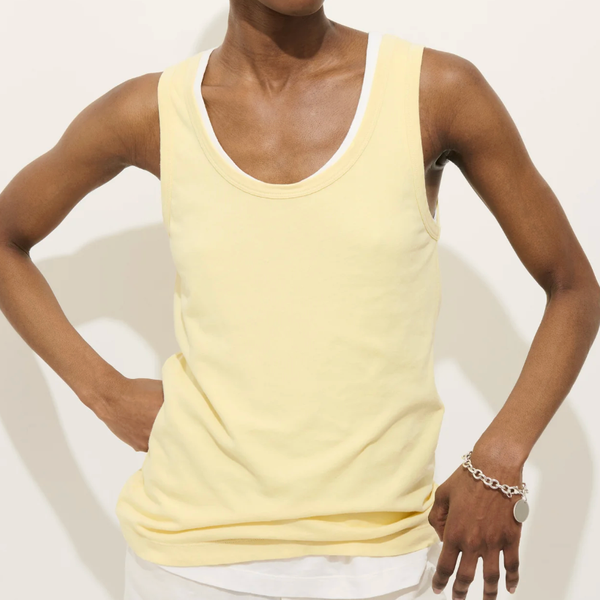 Alex Mill Garcon Tank in Linen Cotton