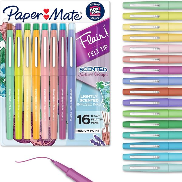 Paper Mate Flair Nature Escape Scented Felt Tip Pens