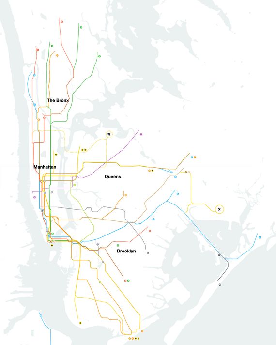 First Look: New York’s Digital Subway Map Comes Alive Today