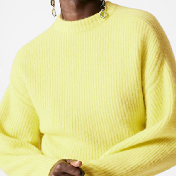 & Other Stories Ribbed-Knit Mock-Neck Jumper