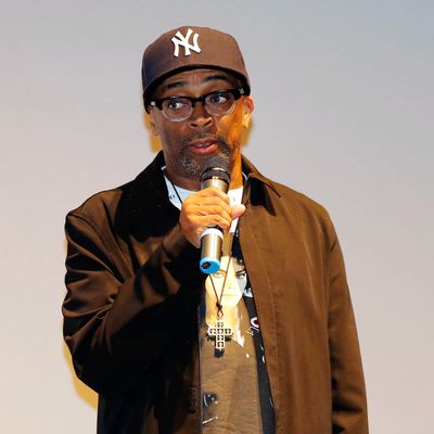 Director Spike Lee speaks at the 