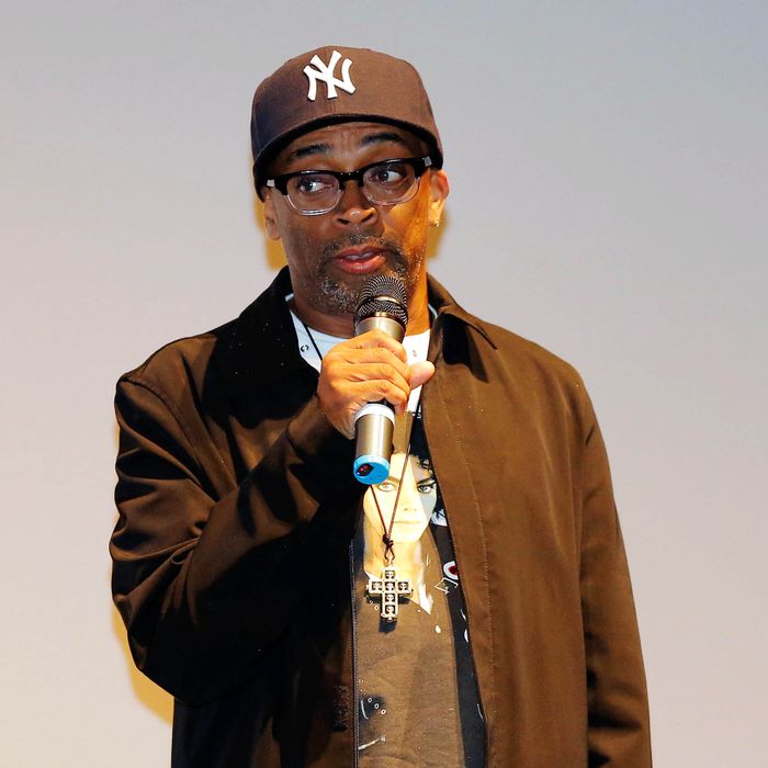 Director Spike Lee speaks at the