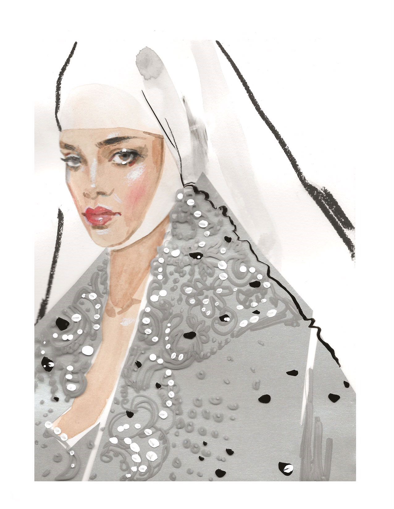 Rihanna at #MetGala2018 #FashionIllustration #Rihanna