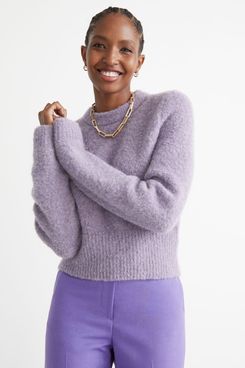 & Other Stories Boxy Pile Knit Sweater