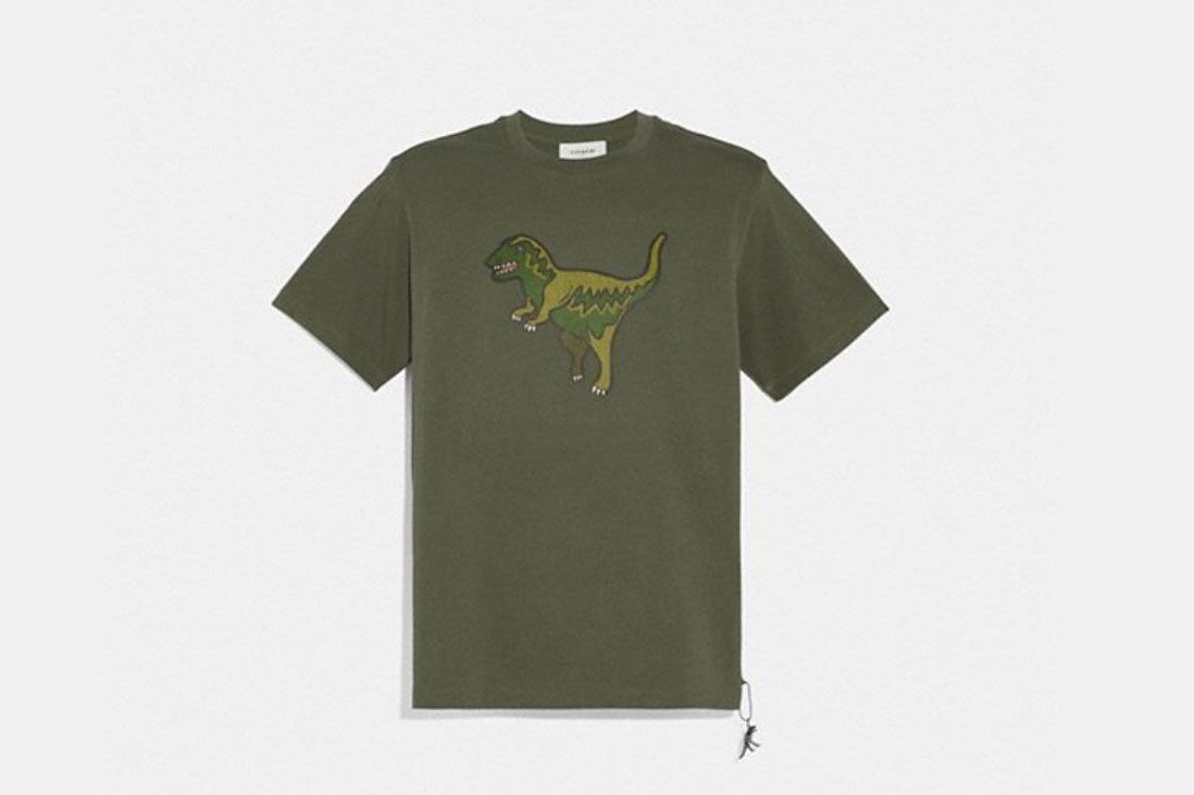 coach t shirt dinosaur