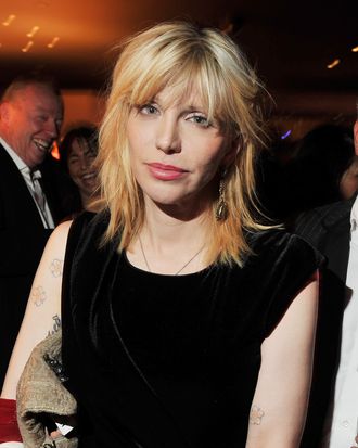 NEW YORK, NY - DECEMBER 13: Singer/actress Courtney Love attends the after party for the Giorgio Armani & Cinema Society screening of 