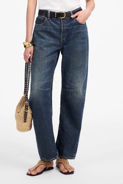 Madewell The Darted Barrel-Leg Jean