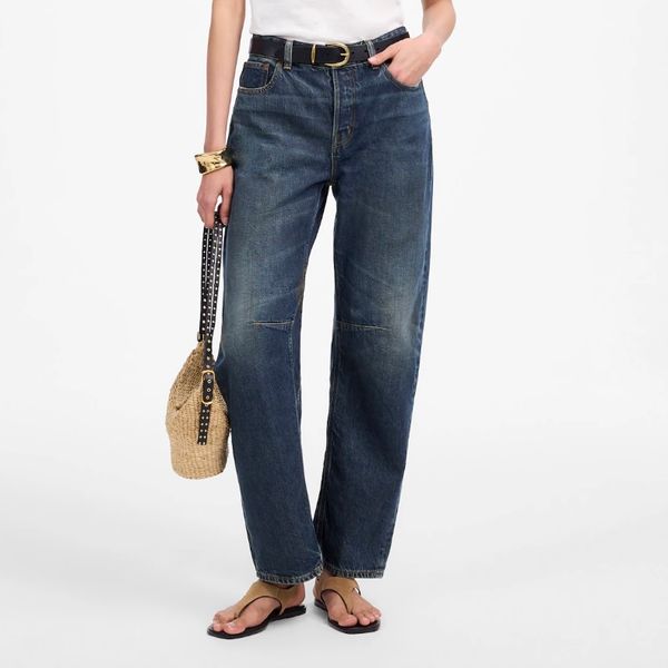 Madewell The Darted Barrel-Leg Jean