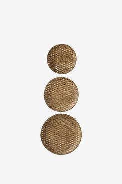 Creative Co-Op Round Bamboo Baskets (Set of 3 Sizes)