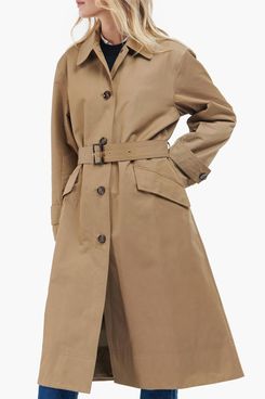Barbour Opal Water-Resistant Belted Trench Coat