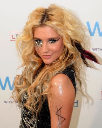 LONDON, ENGLAND - JULY 02: Ke$ha attends the second day of the Wireless Festival at Hyde Park on July 2, 2011 in London, England. (Photo by Jim Dyson/Getty Images)