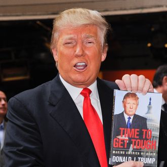 NEW YORK, NY - NOVEMBER 15: TV personality Donald Trump leaves the 
