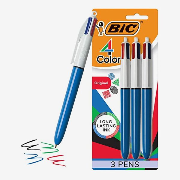 Bolígrafo retráctil BIC de 4 colores
