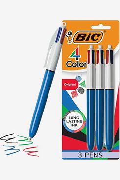 BIC 4 Color Retractable Pen - Set of 3