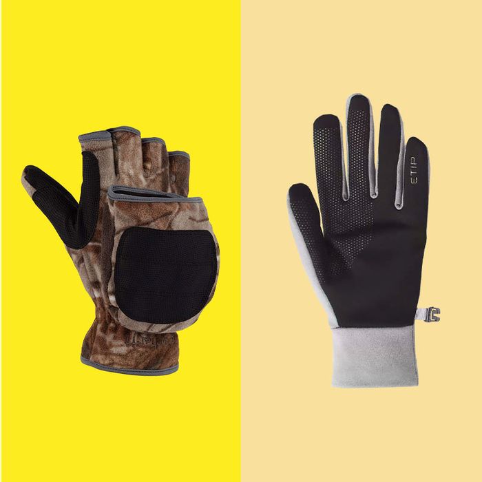 U|R mens U|r Powered Men’s Active Stretch Touchscreen Run Gloves 