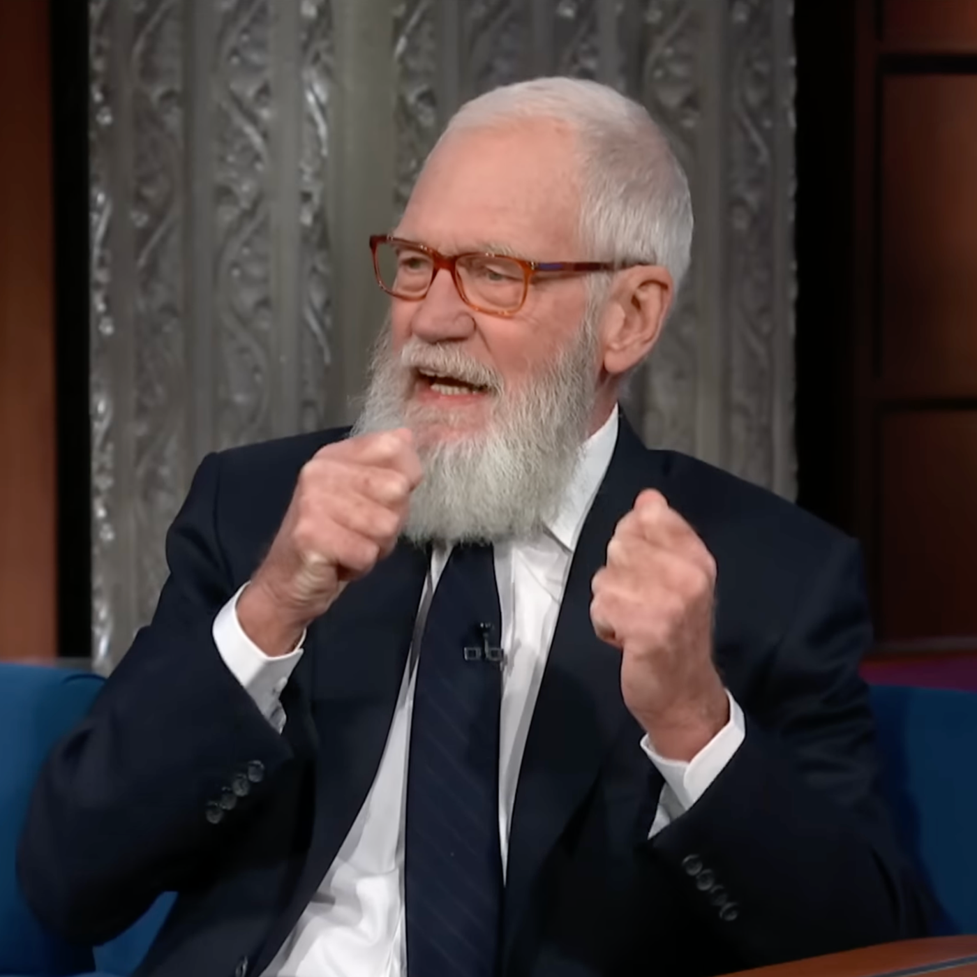David Letterman Returns to 'The Late Show' & Talks Green Day