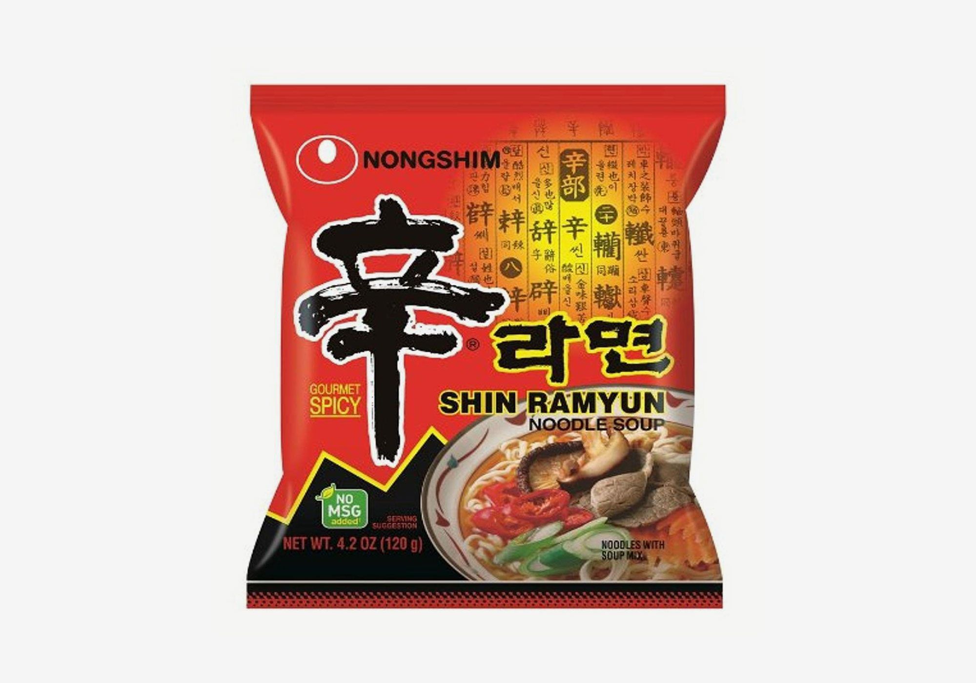 Nongshim Gourmet Spicy Shin Instant Ramen Noodle, 20 Pack, Chunky  Vegetables, Premium Microwaveable Ramen Soup Mix, Savory & Rich