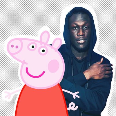 Peppa Pig and Stormzy.