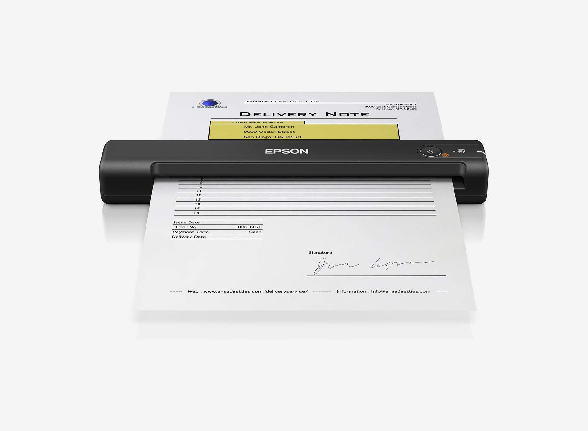 From the Wirecutter: The best portable document scanner