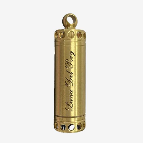 Lana Del Rey Brass Pill Case