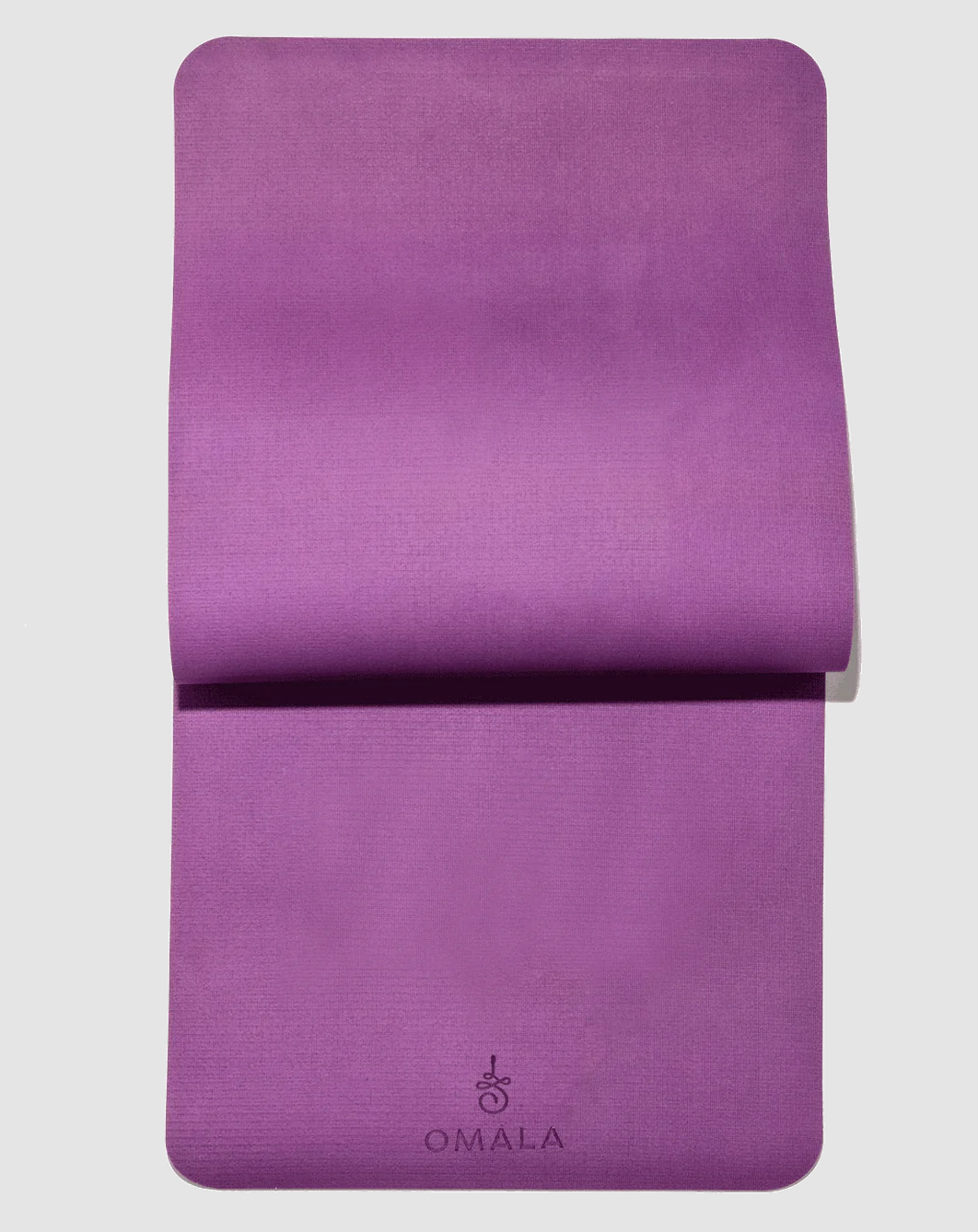 Elegant Cute Pastel Pink Purple Colors Monogram Yoga Mat