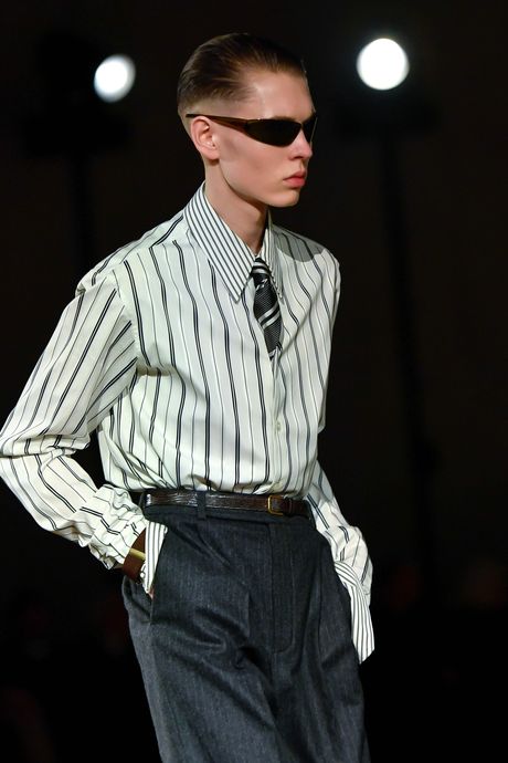 PARIS: Runway - Saint Laurent Menswear Fall/Winter 2026-2027, France - 27 Jan 2026