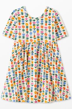 Hanna Andersson Print Skater Dress with Pockets