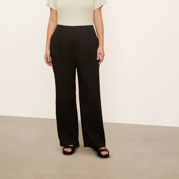 Vince Pleat-Front Pull-On Pant
