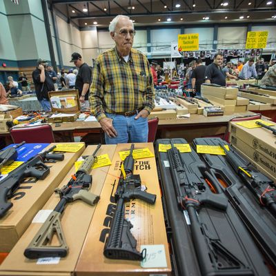 At Gun Show AR 15s Are Top Sellers After Mass School Shooting