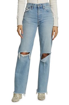 Re/Done ’90s High-Rise Loose Straight Jeans